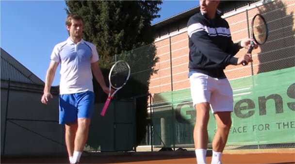 One Handed Backhand with Robredo