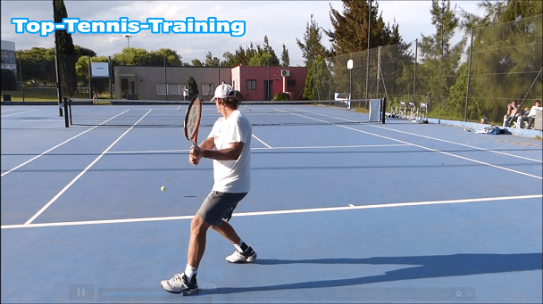 Backhand with Nalbandian