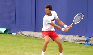 Djokovic backhand