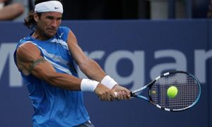 carlos moya two handed backhand at contact