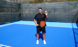 tracking the ball in tenns